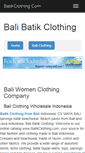 Mobile Screenshot of batikclothing.com